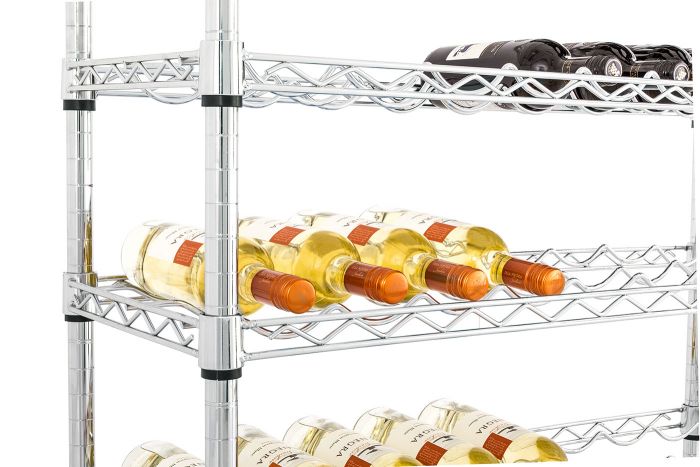 Eclipse Chrome Wire Wine Rack Shelving The Storage Bay